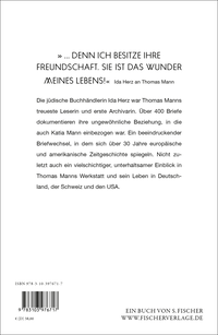 Zusatzmaterial 9783103976717 U4 von »Liebes Fräulein Herz«: Briefwechsel mit Ida Herz 1924–1955 von Thomas Mann, Katia Mann
