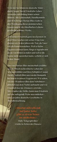 Zusatzmaterial KL 978 3 10 397252 8 vorne von Zauber der Stille: Caspar David Friedrichs Reise durch die Zeiten von Florian Illies