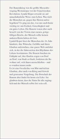 Zusatzmaterial KL 978 3 10 397475 1 vorne von Für die Freiheit : Der Bauernkrieg 1525 von Lyndal Roper