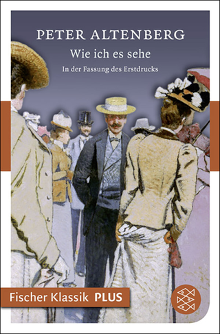 Buchcover von Wie ich es sehe: In der Fassung des Erstdrucks