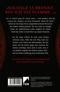 Zusatzmaterial 9783596700400 U4 von Das Reich der Vampire: A Tale of Blood and Darkness von Jay Kristoff