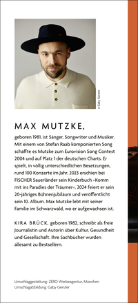 Zusatzmaterial KL 978 3 596 71082 9 hinten von So viel mehr: Meine Geschichte von Max Mutzke, Kira Brück