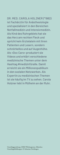 Zusatzmaterial KL 978 3 596 70695 2 hinten von Eine für alle: Als Notärztin zwischen Hoffnung und Wirklichkeit von Dr. med. Carola Holzner