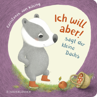 Buchcover von 'But I Want To', the Little Badger Says (Vol.3): Geschichte über das Trotzigsein ab 2 Jahren