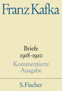 Buchcover von Briefe 1918-1920: Band 4 von Franz Kafka