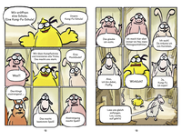 Zusatzmaterial PA 978 3 7571 0202 9 innen 001 von Fluffy & Robocat Vol. 2: Rückkehr der Kampfhühner von Markus Grolik