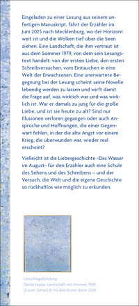 Zusatzmaterial KL 978 3 10 397166 8 vorne von Water in August: Roman von Ingo Schulze