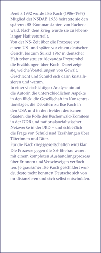 Zusatzmaterial KL 978 3 10 002393 3 vorne von Im Bann des Bösen: Ilse Koch – ein Kapitel deutscher Gesellschaftsgeschichte 1933 bis 1970 von Alexandra Przyrembel