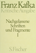 Buchcover von Nachgelassene Schriften und Fragmente I von Franz Kafka