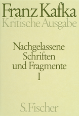 Buchcover von Nachgelassene Schriften und Fragmente I von Franz Kafka