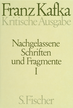 Buchcover von Nachgelassene Schriften und Fragmente I von Franz Kafka