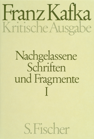 Buchcover von Nachgelassene Schriften und Fragmente I