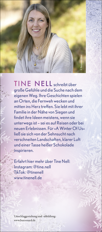 Zusatzmaterial KL 978 3 596 71354 7 hinten von A Winter Of Us von Tine Nell