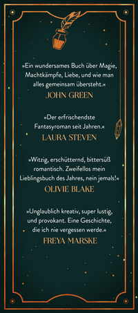 Zusatzmaterial KL 978 3 596 71223 6 vorne von The Unmagical Life of Briar Jones: Allerbeste Feinde von Lex Croucher