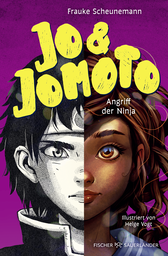 Buchcover von Jo & Jomoto – Angriff der Ninja von Frauke Scheunemann