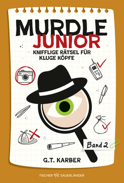 Buchcover von Murdle junior 2: Knifflige Rätsel für kluge Köpfe von G.T. Karber