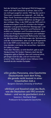 Zusatzmaterial KL 978 3 10 397316 7 vorne von Aufbruch des Gewissens: Eine Geschichte der Deutschen von 1942 bis heute von Frank Trentmann