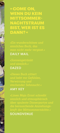 Zusatzmaterial KL 978 3 10 397750 9 vorne von Fast Abend, immer noch hell: Roman von Linea Maja Ernst