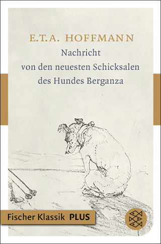 Buchcover von Nachricht von den neuesten Schicksalen des Hundes Berganza: Erzählung