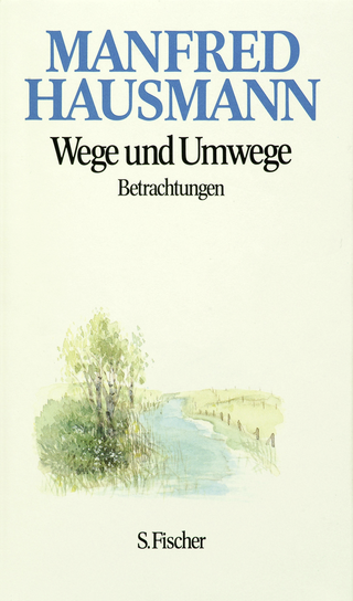 Buchcover von Wege und Umwege: Betrachtungen