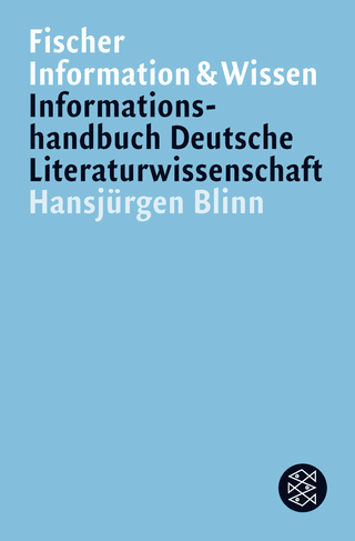 Buchcover von Informationshandbuch Deutsche Literaturwissenschaft