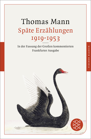 Buchcover von Späte Erzählungen 1919-1953: In der Fassung der Großen kommentierten Frankfurter Ausgabe
