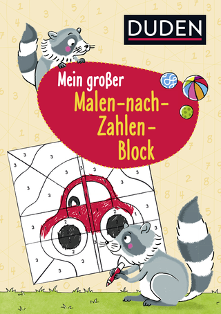 Buchcover von Duden: Mein großer Malen-nach-Zahlen-Block