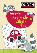 Buchcover von Duden: Mein großer Malen-nach-Zahlen-Block von Christina Braun