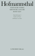 Buchcover von Operndichtungen 2 von Hugo von Hofmannsthal
