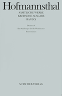Buchcover von Dramen 8: Das Salzburger Große Welttheater - Pantomime zum Welttheater von Hugo von Hofmannsthal