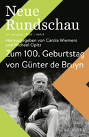 Buchcover von Neue Rundschau 2026/4