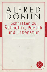 Buchcover von Schriften zu Ästhetik, Poetik und Literatur von Alfred Döblin