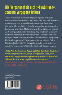 Zusatzmaterial 9783596714100 U4 von Unser Nationalsozialismus: Reden in der deutschen Gegenwart von Götz Aly