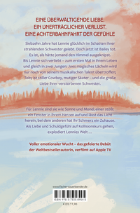 Zusatzmaterial 9783733509545 U4 von Über mir der Himmel von Jandy Nelson