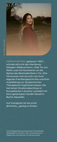 Zusatzmaterial KL 978 3 7587 0030 9 hinten von Die Verlorene von Miriam Georg