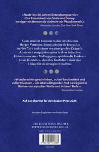 Zusatzmaterial 9783100153388 U4 von Die Einsamkeit von Sonia und Sunny: Roman von Kiran Desai
