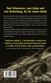 Zusatzmaterial 9783103976434 U4 von Schwestern: Roman von Thomas von Steinaecker