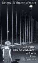 Buchcover von Sie wartet, aber sie weiß nicht, auf wen: Roman von Roland Schimmelpfennig