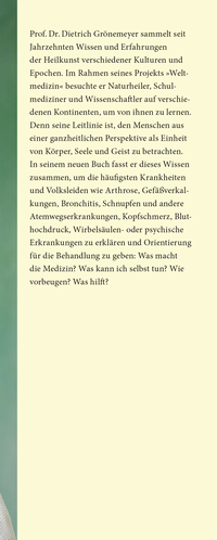 Zusatzmaterial KL 978 3 10 397072 2 vorne von Naturmedizin und Schulmedizin!: Mein gesammeltes Gesundheitswissen wichtiger Volkskrankheiten von Prof. Dr. Dietrich Grönemeyer