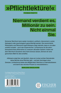 Zusatzmaterial 9783596712816 U4 von Limitarismus: Warum Reichtum begrenzt werden muss von Ingrid Robeyns