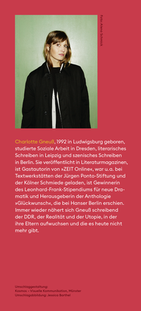 Zusatzmaterial KL 978 3 10 397088 3 hinten von Gittersee: Roman von Charlotte Gneuß