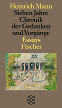 Buchcover von Sieben Jahre von Heinrich Mann