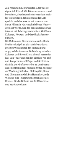 Zusatzmaterial KL 978 3 10 397432 4 vorne von Klima: Eine Wahrnehmungsgeschichte von Eva Horn