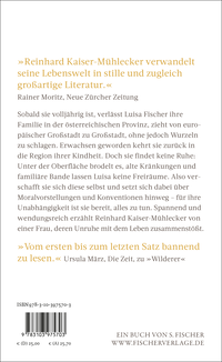 Zusatzmaterial 9783103975703 U4 von Brennende Felder: Roman von Reinhard Kaiser-Mühlecker