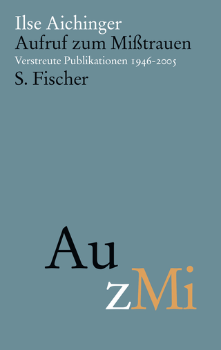 Buchcover von Aufruf zum Mißtrauen: Verstreute Publikationen 1946–2005