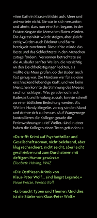 Zusatzmaterial KL 978 3 596 70003 5 vorne von Ostfriesensturm von Klaus-Peter Wolf