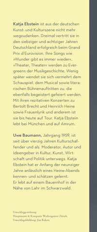 Zusatzmaterial KL 978 3 8105 0058 8 hinten von Das ganze Leben ist Begegnung von Katja Ebstein
