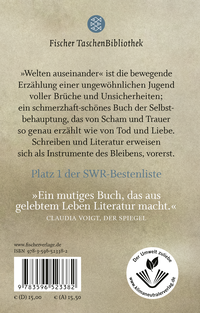 Zusatzmaterial 9783596523382 U4 von Welten auseinander von Julia Franck