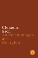 Buchcover von Aufzeichnungen aus Georgien von Clemens Eich