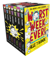 Buchcover von Worst Week Ever im Taschenbuch-Schuber (Bd. 1-7) von Matt Cosgrove, Eva Amores